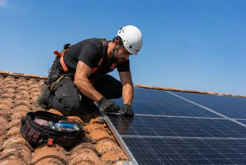 Maintenance et monitoring de panneaux solaires à Baden