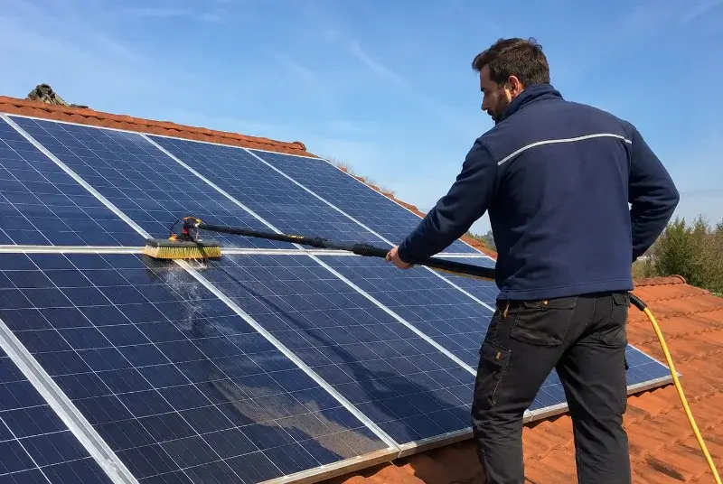 Nettoyage et entretien de panneaux solaires à Baden